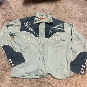 1950s Vintage J bar T western shirt